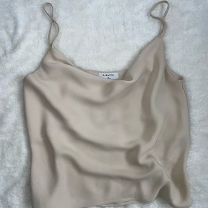 Babaton Cowl Neck Camisole / Cream / S